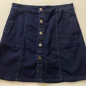 Calvin Klein Jeans Denim Button Down Skirt - Size 29